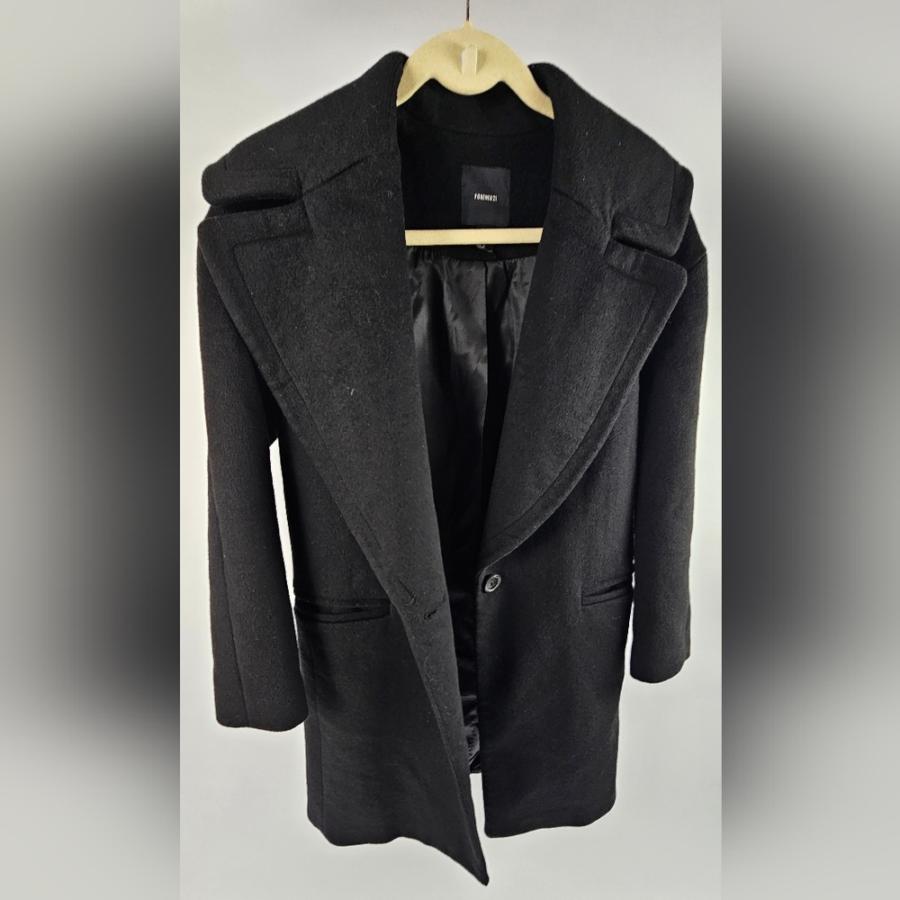 Vintage Forever 21 Black Dress Coat